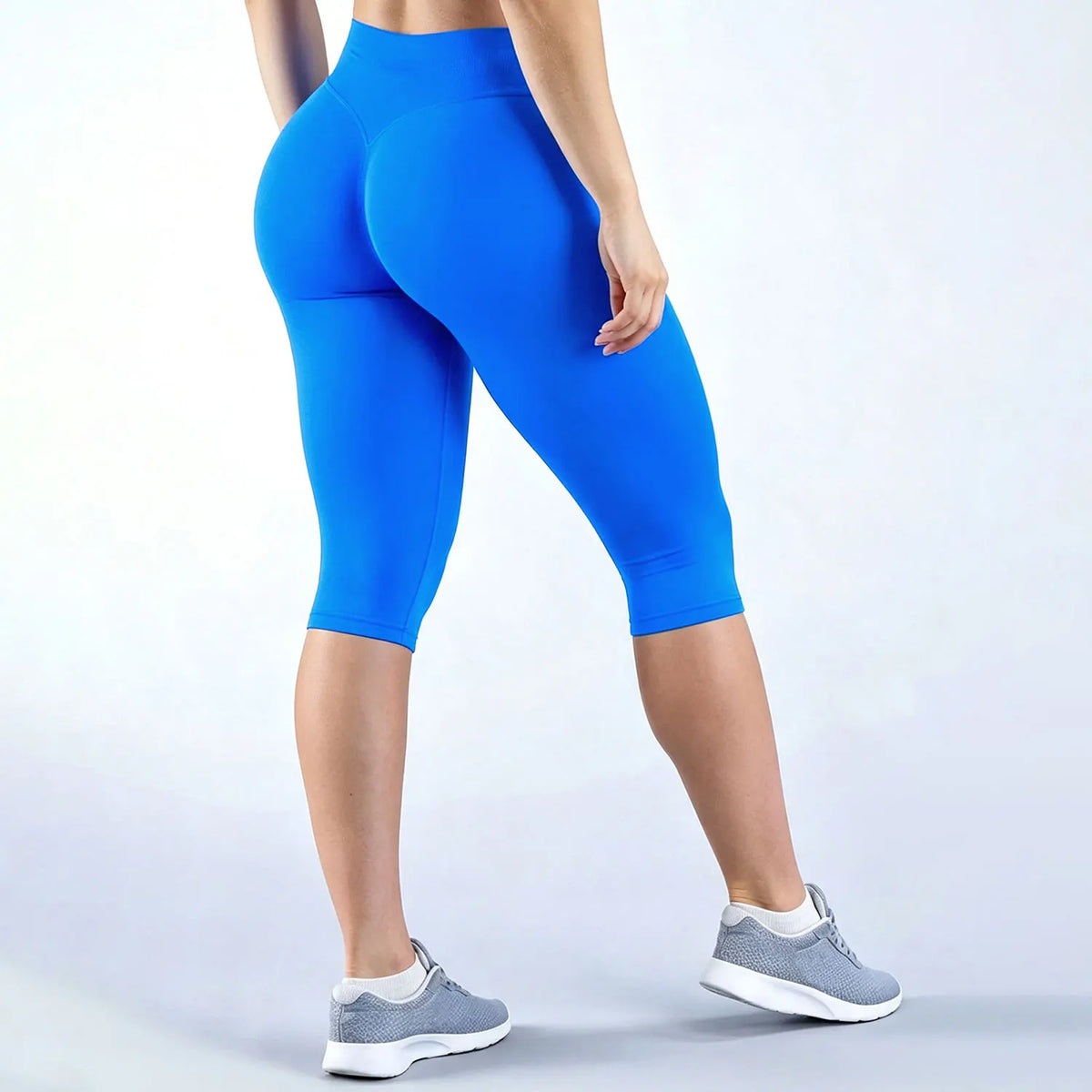 Selene Seamless Scrunch-Butt Yoga Capri Leggings Activewear One-piece
