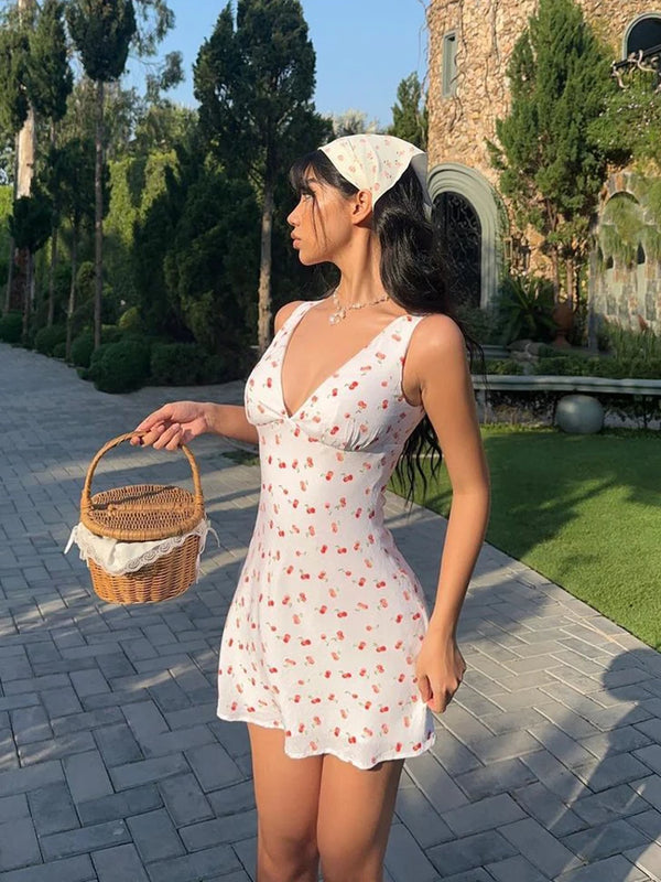 Luna Sweet Cherry Picnic Mini Dress