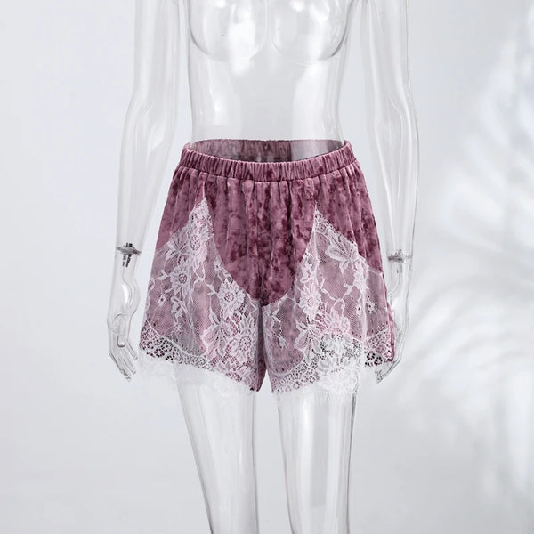 Style 84 Lace Shorts Apparel One-piece