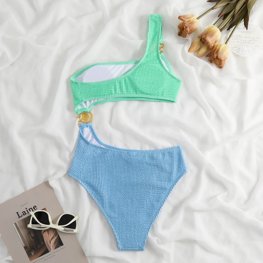 Tessa Ribbed Push-Up Bikini Two-piece
