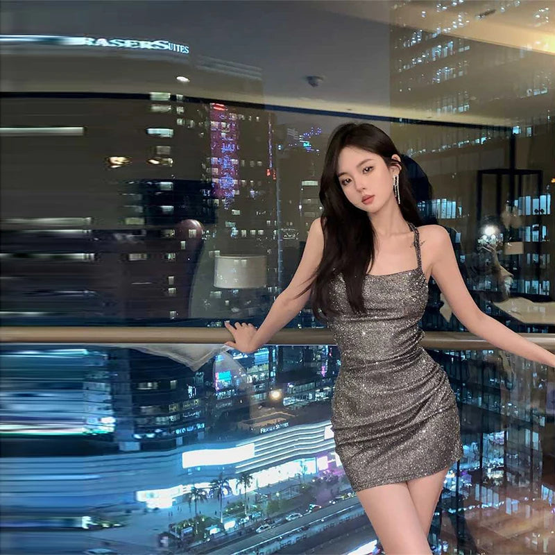 Lavender Stardust Bodycon Mini Dress