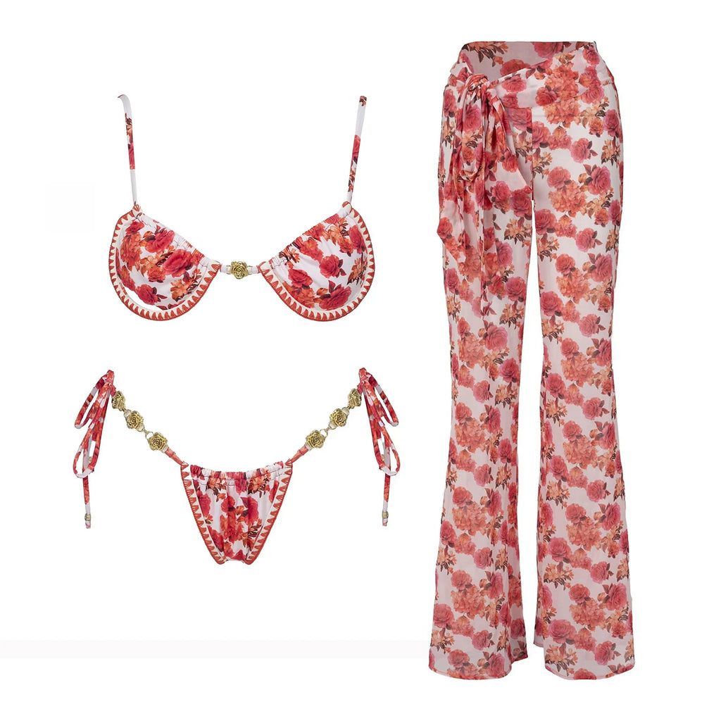 Zahara Printed Micro Bikini Two-piece