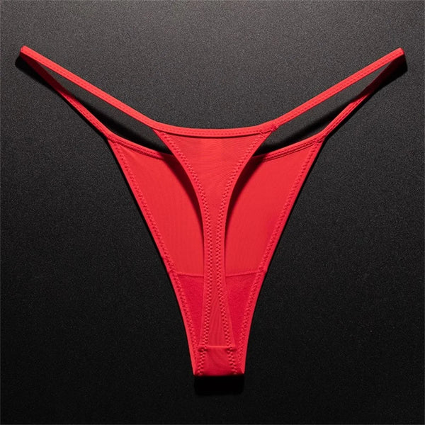 High Slit Spring/Summer New Leopard Print Thong for Women Sexy Ice Silk Seamless Underwear One-piece Fitness Plus Size G-strings