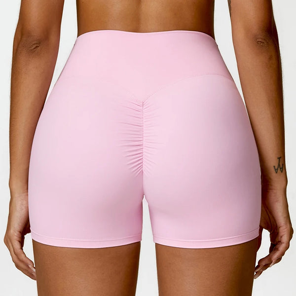 Kaia Quick-Dry High-Waist Yoga Shorts One-piece