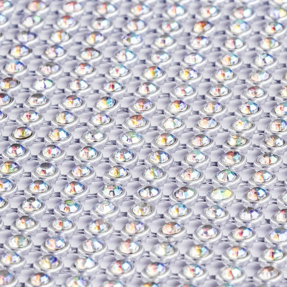 Bianca Rhinestone Sequin Slit Mini Dress