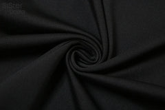 Scarlett Noir Sheer Wrap Maxi Dress