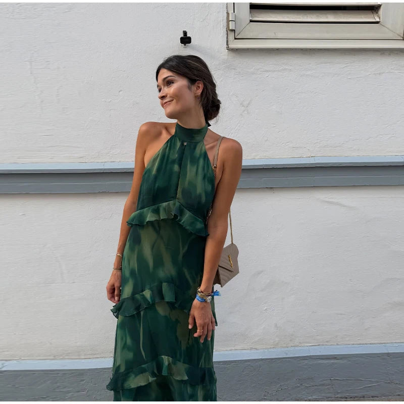 Serenade Tiered-Ruffle Maxi Dress