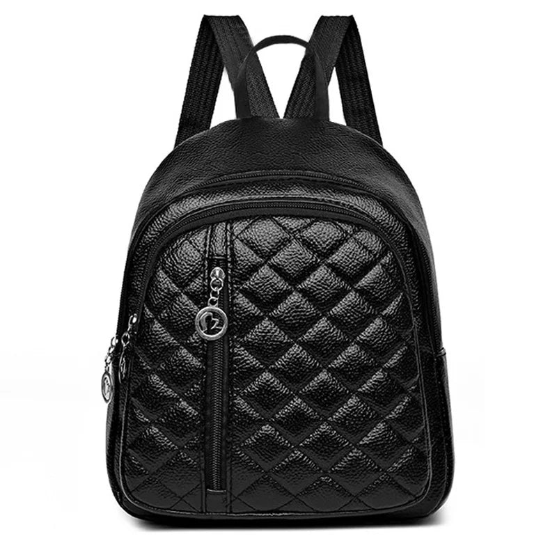 Radoslava Textured Multi-Pocket Mini Backpack