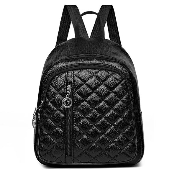 Radoslava Textured Multi-Pocket Mini Backpack