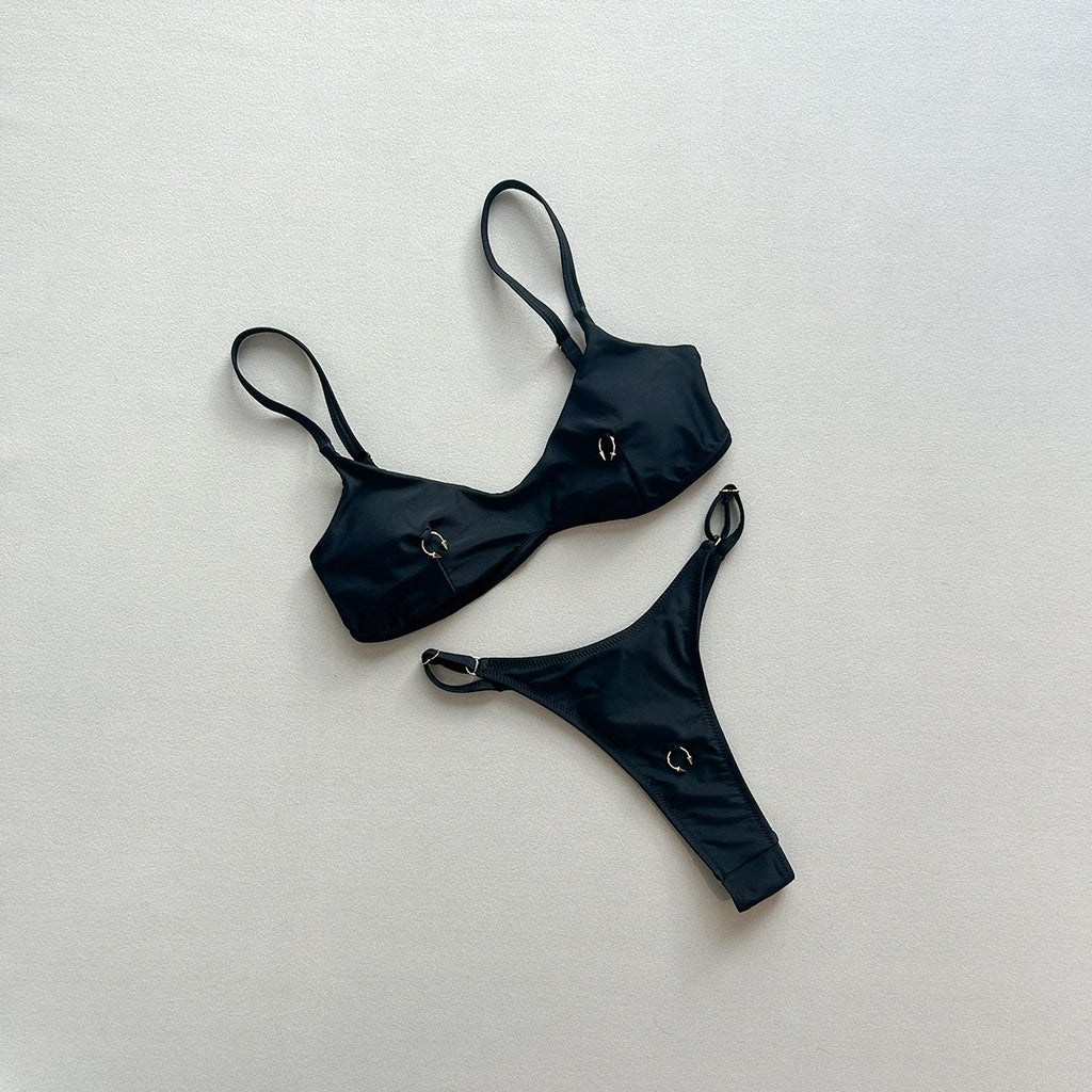 Marcella Push-Up Thong Bikini Two-piece