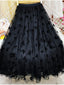 Yvette A-Line Mesh Maxi Skirt One-piece