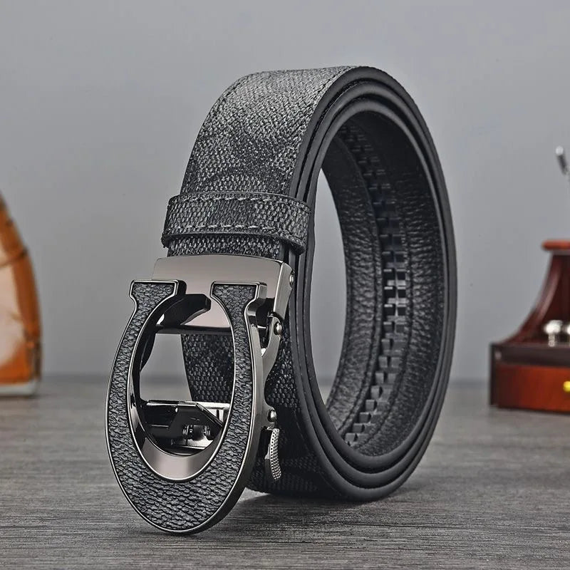 Orion Genuine Leather Automatic-Buckle Belt