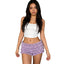 Liliana Lavender Ruffle Shorts Apparel One-piece