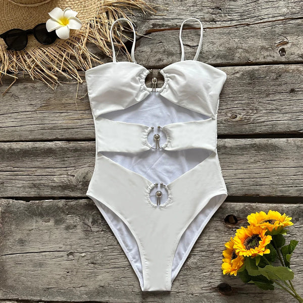 Hadley Plaid High-Waist Bikini Two-piece