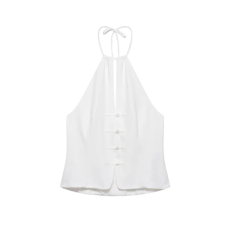 Corinne Halter Button Top & Shorts Separates Collection
