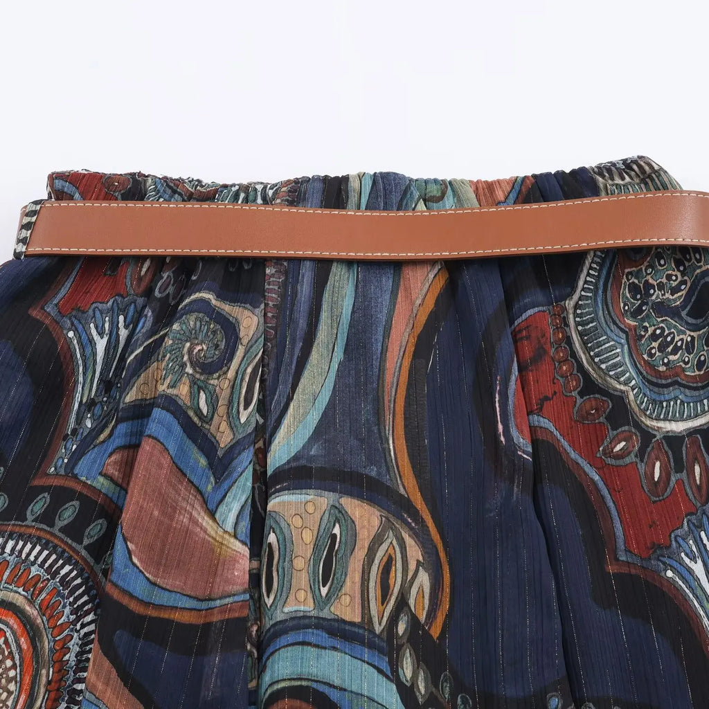 Mireille Elegant Midi Skirt One-piece