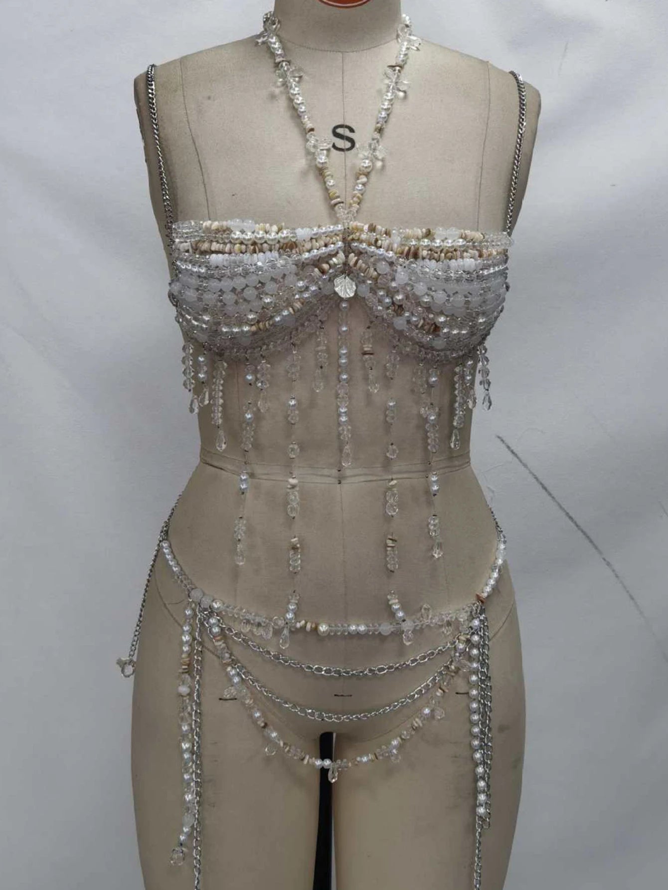Isla Crystal Pearl Festival Top One-piece