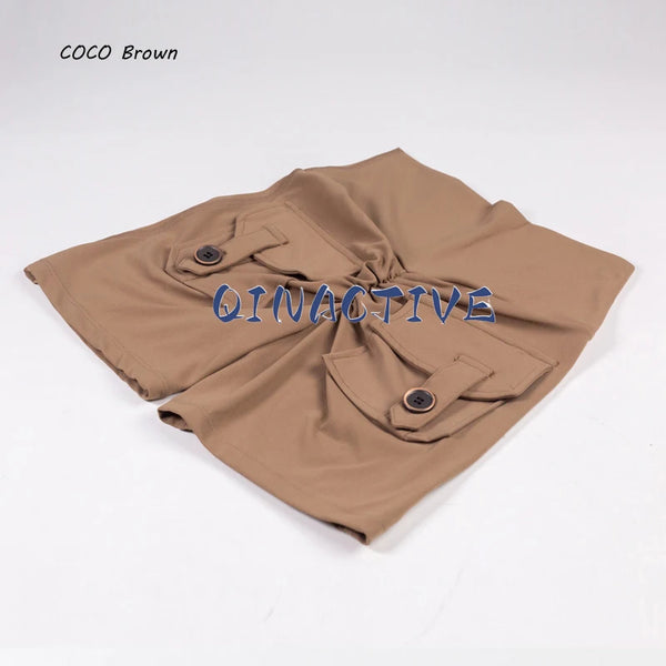 Mira Pocket Scrunch High-Waist Yoga Shorts One-piece
