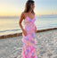 Aurelia Ruffle Asymmetric Maxi Dress