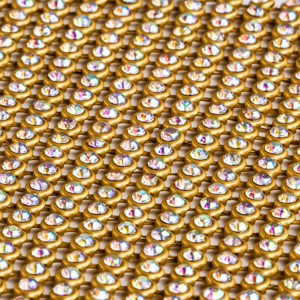 Bianca Rhinestone Sequin Slit Mini Dress
