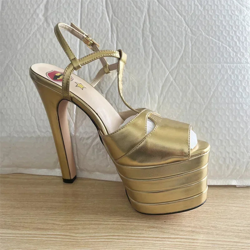 Amabel Transparent Rhinestone Stiletto Sandals