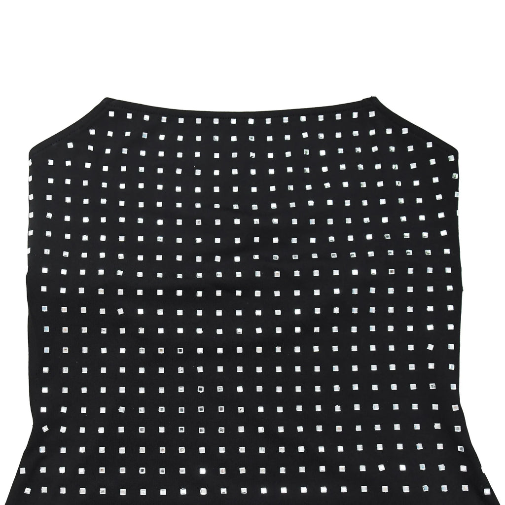 Jessamine Rhinestone Backless Bodycon Mini Dress