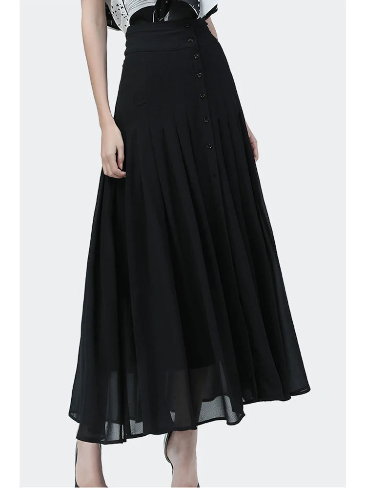 Helena A-Line Mesh Midi Skirt One-piece