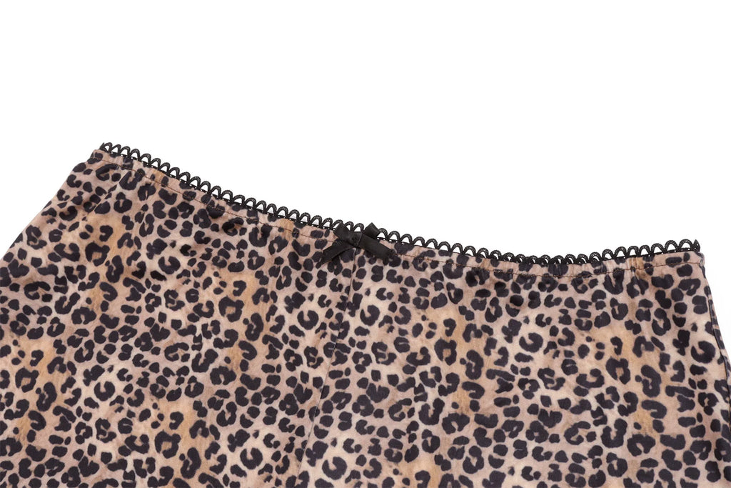 Nahla Leopard Halter Shorts Set Two-piece