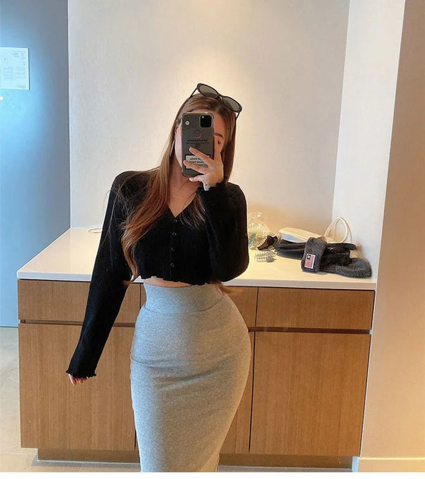 Cosima Elegant Midi Skirt One-piece