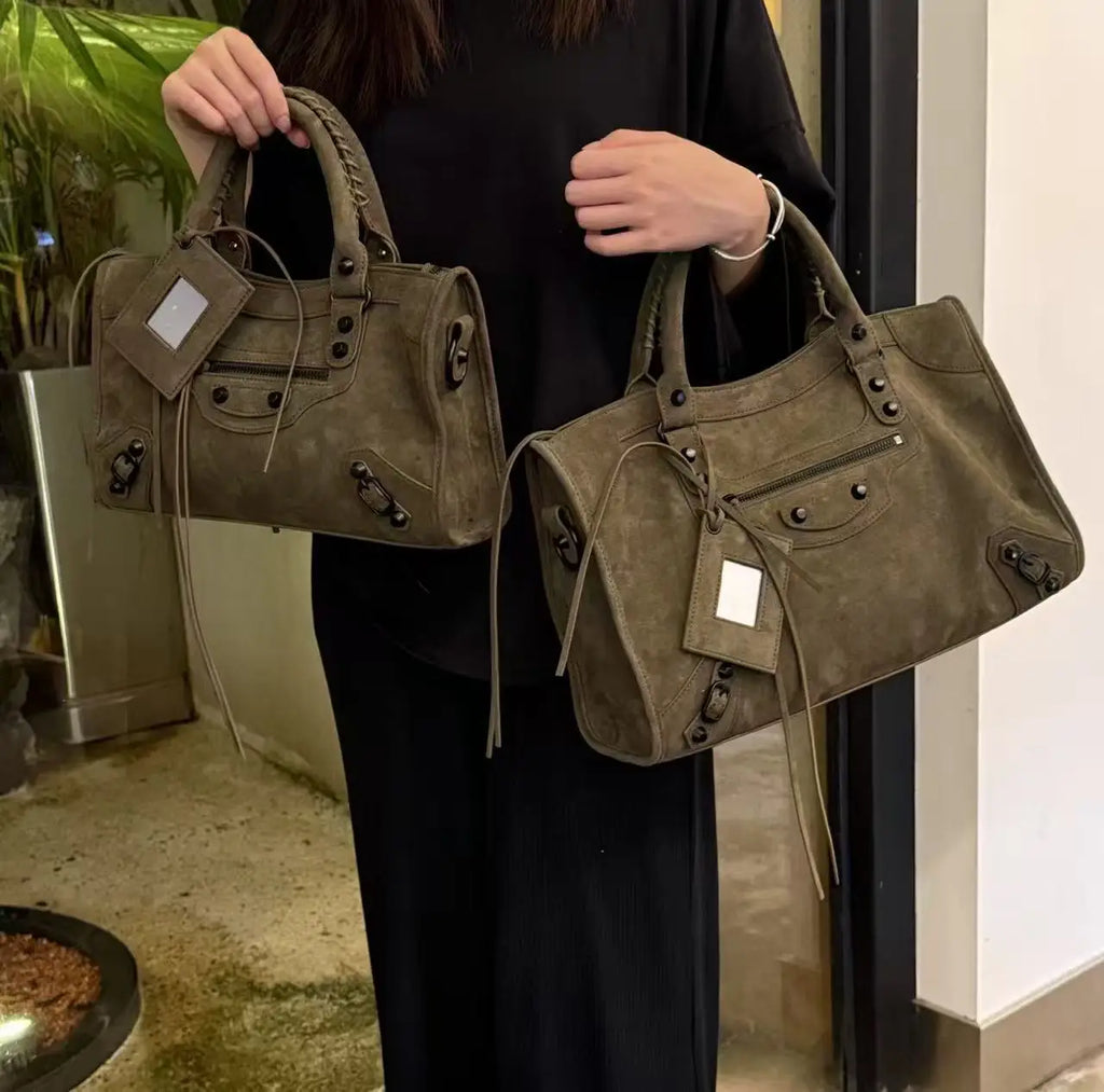 Colette Rivet Leather Moto Bag
