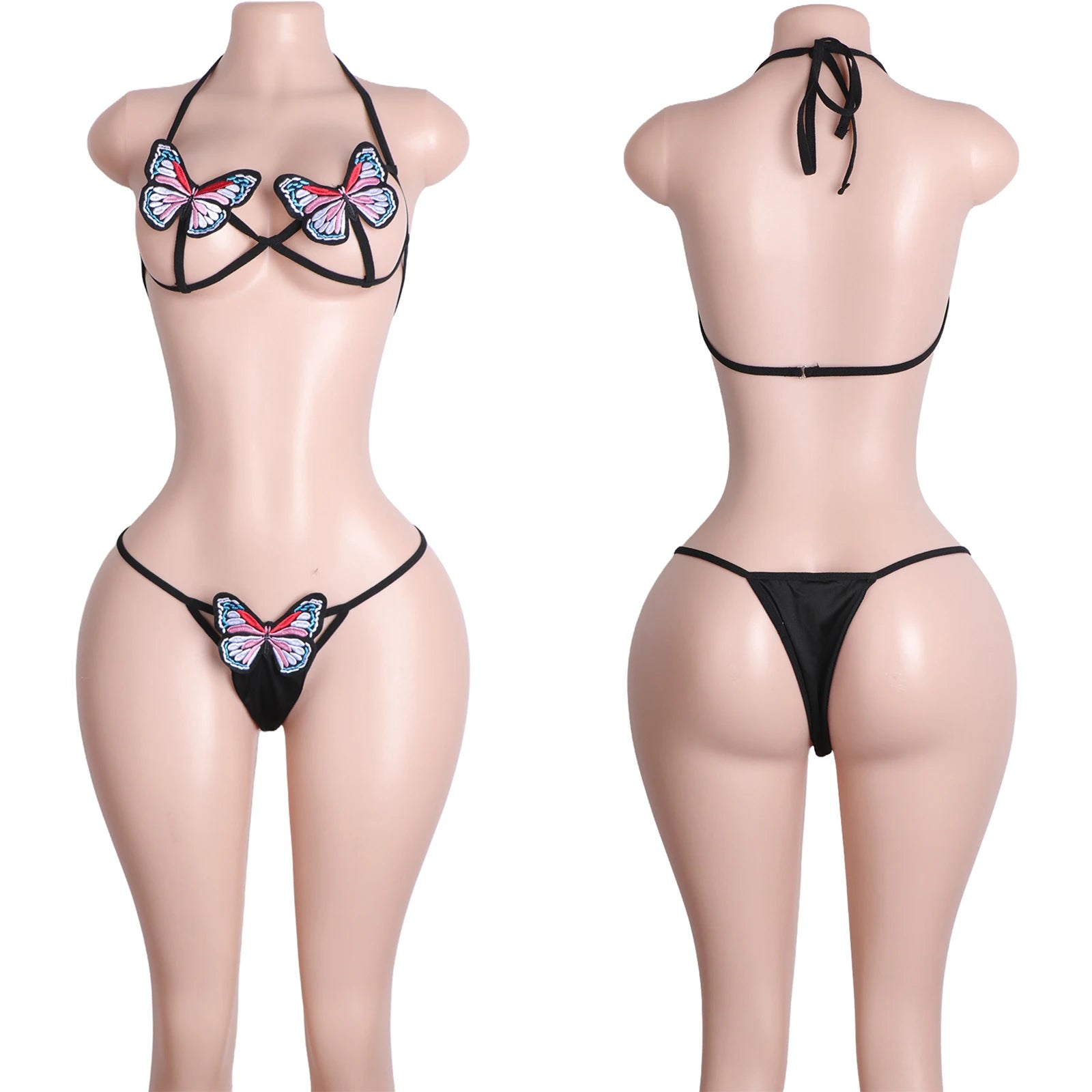 Papillon Butterfly-Strap Lingerie Set