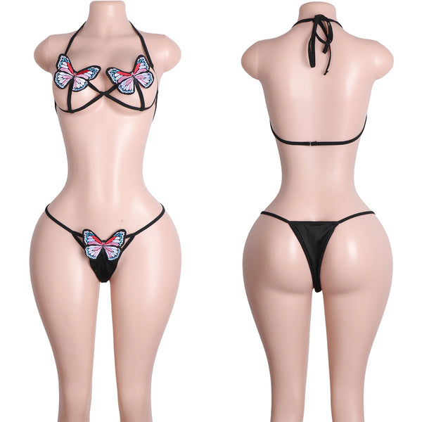 Papillon Butterfly-Strap Lingerie Set