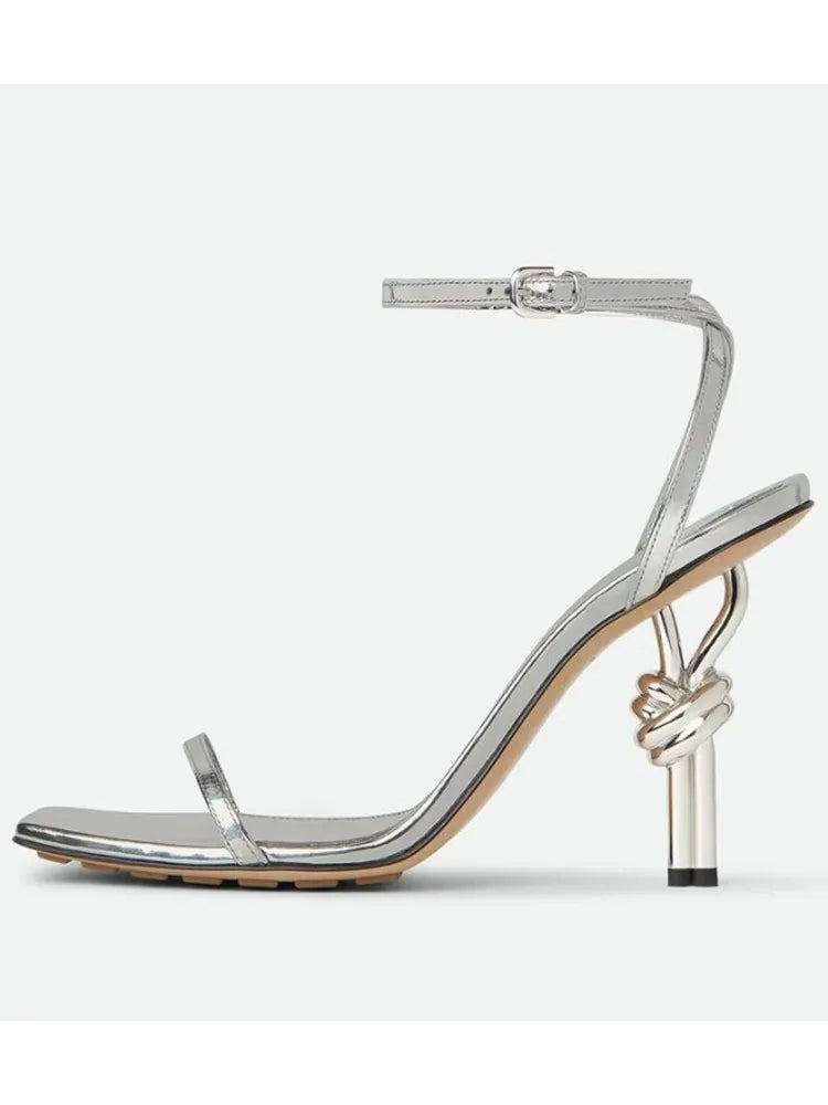 Vienna Square-Toe Party Sandals