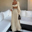 Hortense Ditsy Floral Lantern-Sleeve Lace-Trim Crop Top & Maxi Skirt Two-piece