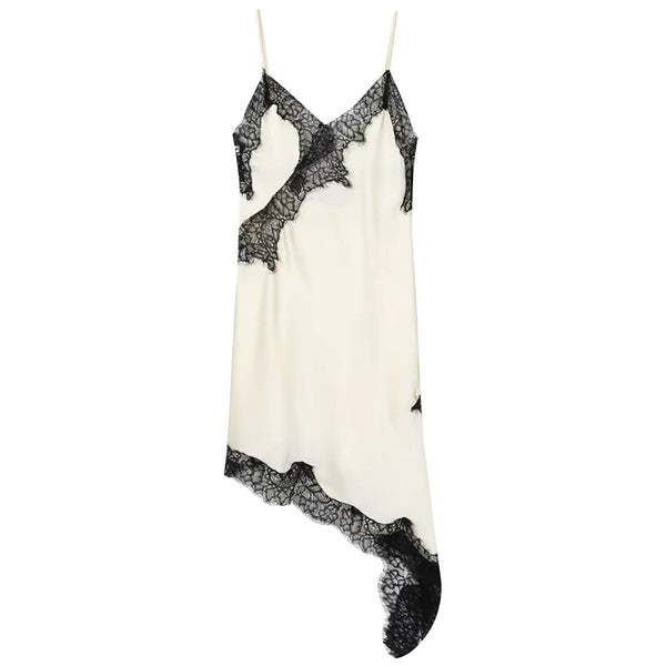 Valleria Multi-Style Asymmetrical Lace Mini Dress