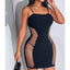 Nerissa Fishnet Hollow-Out Beach Cover-Up Dress
