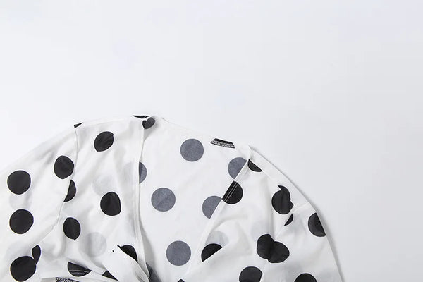 Colette Polka-Dot Bikini & Kimono Set Three-piece