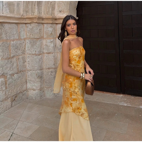 Serenade Tiered-Ruffle Maxi Dress