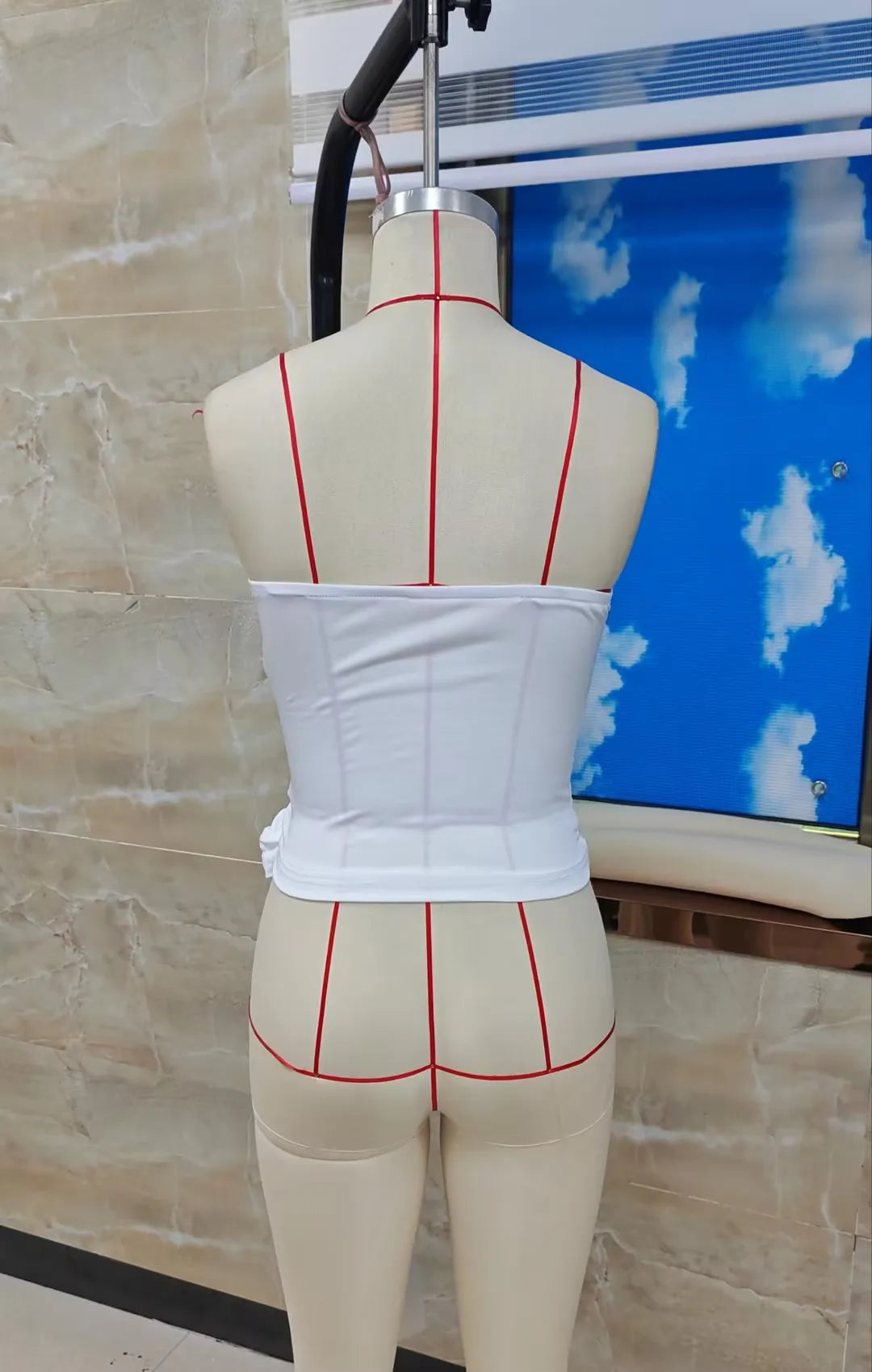 Zinnia Twisted Cutout Tube Top One-piece