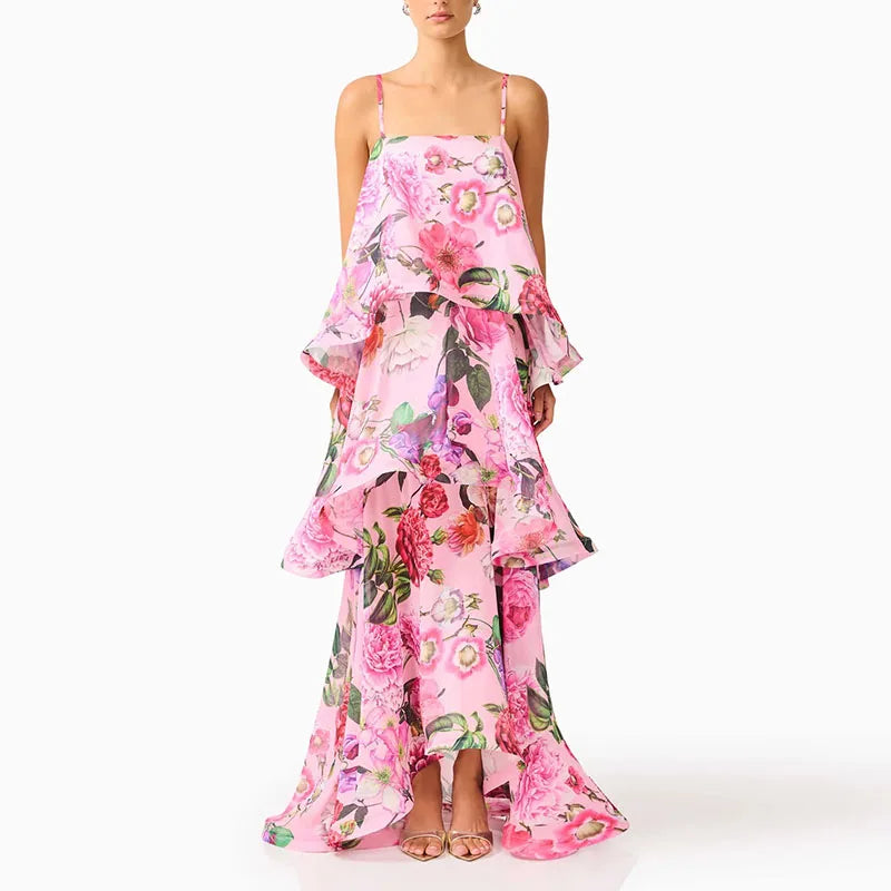 Kendra Ruched Maxi Dress