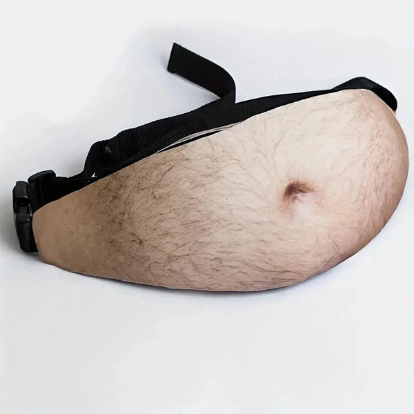 Gertie Novelty Dad Bod Belly Print Fanny Pack