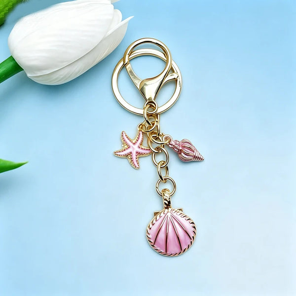 Bag Charms For Handbags Sea Star Shell Pearl Bag Clothes Shoes Pendant Boho Summer Seashell Jewelry Making DIY Decoration