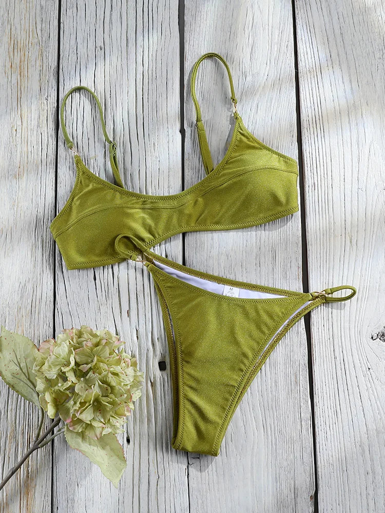 Zaria High-Cut String Bikini Collection Two-piece