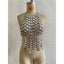 Astra Rhinestone Chain Halter Cover-Up