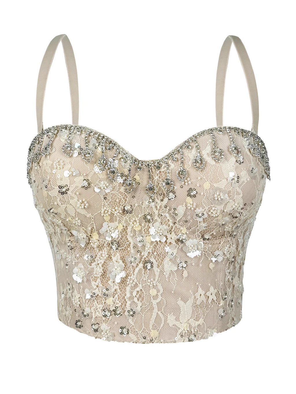 Sexy white rhinestone corset crop top women summer club party tops for woman clothing halter tank top cropped hotwife streetwear