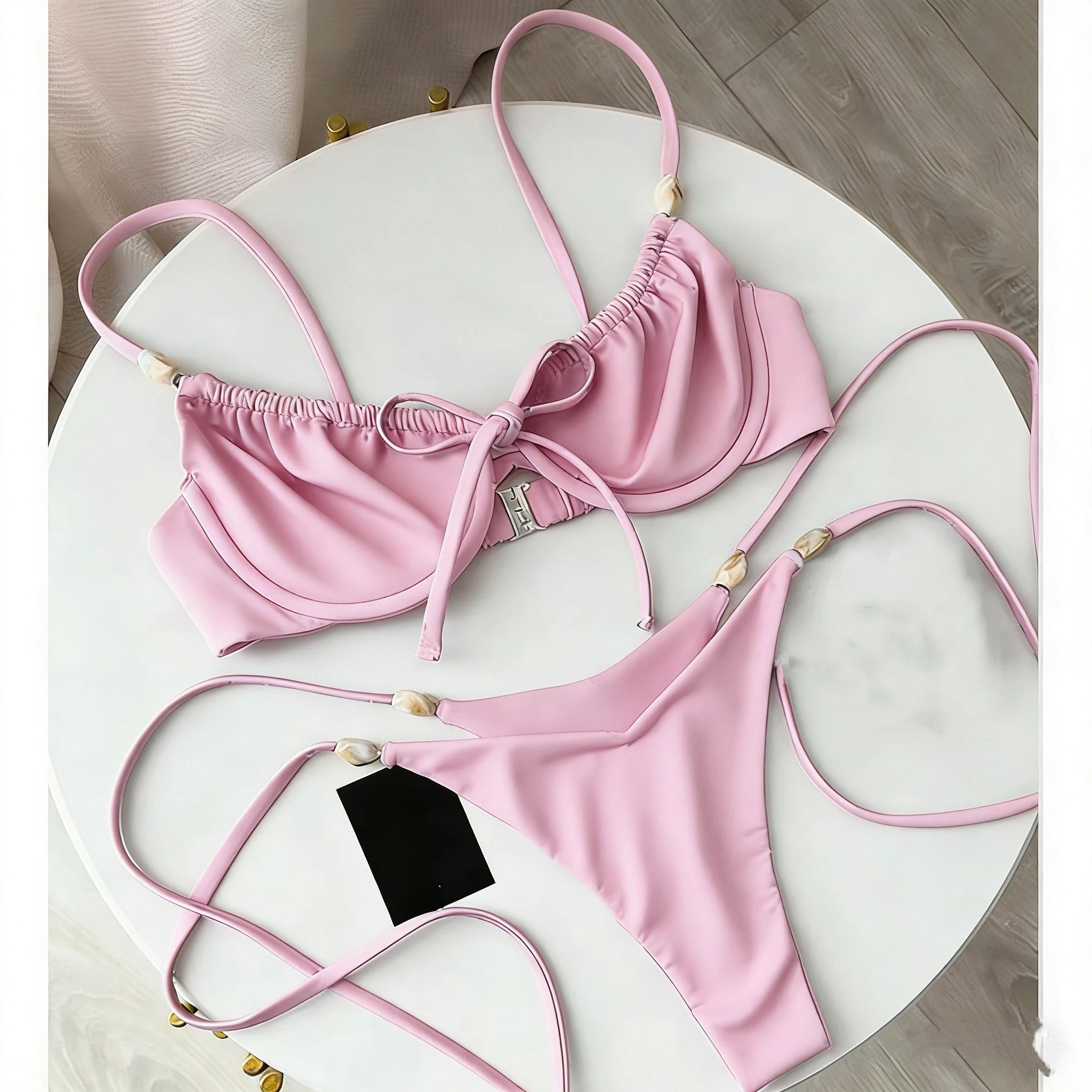 Maribel Beaded Push-Up Bikini Two-piece
