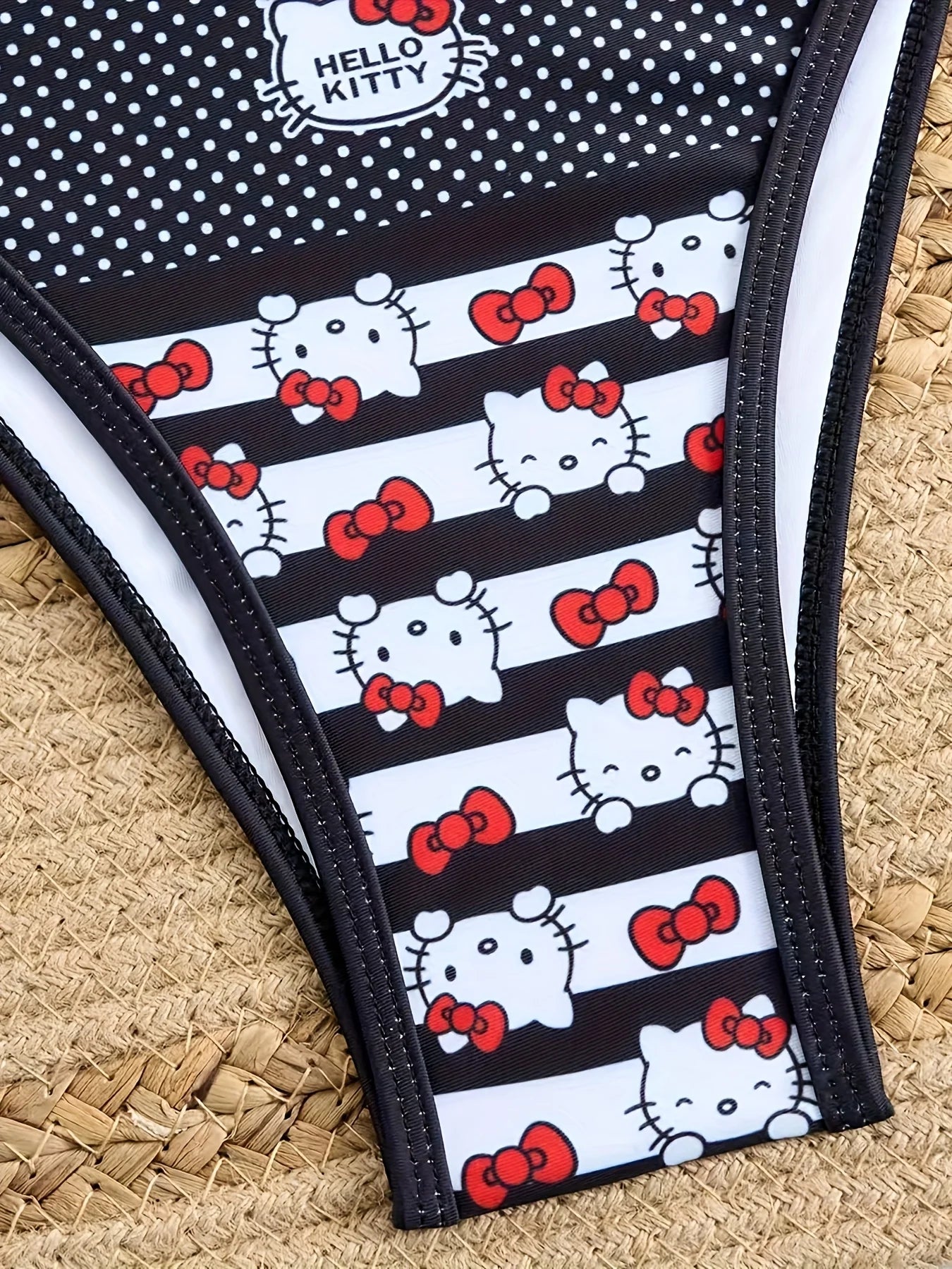 Momo Cartoon Kitty Halter Bikini Two-piece Secondary image