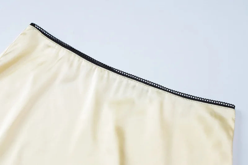 Liana Satin Cami Maxi Skirt Set Two-piece