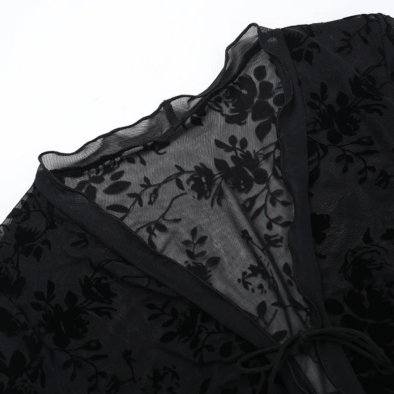 Autumn New Fashionable Chiffon Slim Fit Ruffle Trumpet Sleeve Shirt for Women