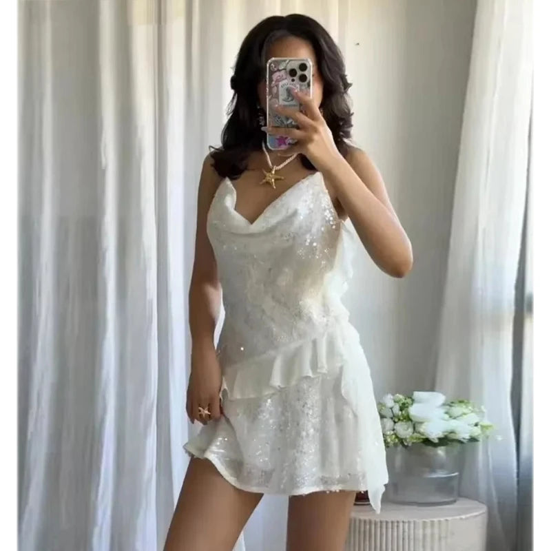 Celestia Monaco Sequin Mini Dress